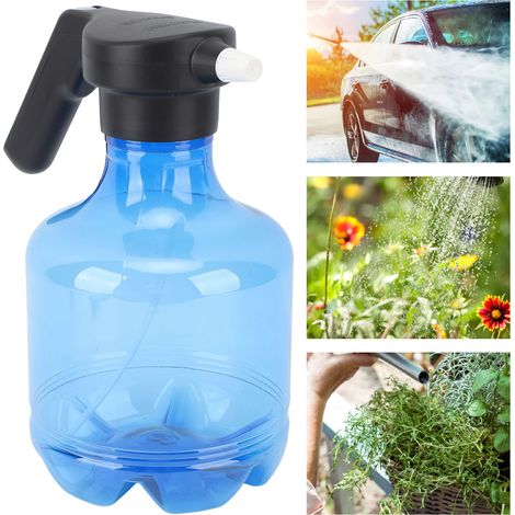 Wiederaufladbarer 3-Liter-Hochdruck-Elektrosprüher zum Bewässern von Blumen und Reinigen des Gartens, blaues ABS-Gehäuse, 18650-Akku, 800 mAh (1/5)
