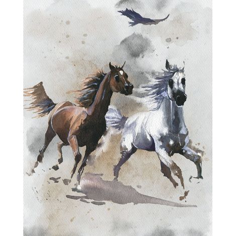 Komar Wandtapete - Wild Ride - 250 x 200 cm - Vlies Digitaldruck - Modern