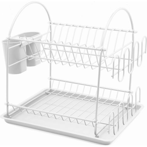 Scolapiatti 32x32x26cm BRUNBESTE BB-3566 Bianco (1/5)