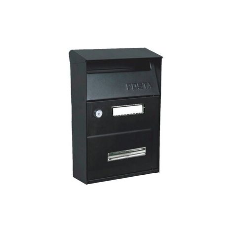 C CASSETTA POSTALE AUSTRIA NERO 9005 21.5X10.5X32CM