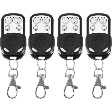 Set di 4 telecomandi universali per garage, 433 MHz, compatti. (1/5)
