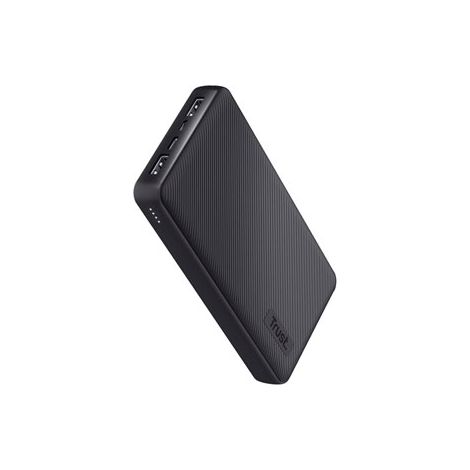 Batterie externe lithium-ion 20000mAh – Tension 3,7V – 2 ports USB A et 1 USB-C – Charge rapide 15W – Noir – Trust (1/7)