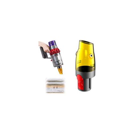 TêTe D'Aspiration pour Sacs D'Aspirateur, Adaptateur de Sac Sous Vide pour Aspirateur pour Dyson V7, V8, V10, V11, V12, V15,Slim, pour Aspirer L'Air Des Sacs D'Aspirateur (Blanc)-Crezuo