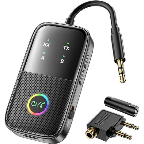 Bluetooth-Handsender-Empfänger, 2-in-1-Bluetooth-Adapter für Flugzeuge, Fitnessstudios, niedrige Latenz und HD für (1/5)