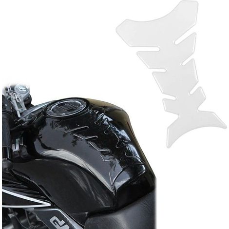Motorradtank Schutz / Tank Schutz Aufkleber Fischgrät universell klar