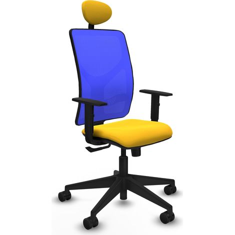 Silla de oficina piqueras y crespo Motilla negro cómoda ergonómica (1/2)