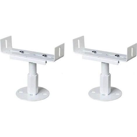 Set aus 2 höhenverstellbaren Aluminium-Heizkörperhalterungen - Salzsprühbeständig (verstellbar von 11 bis 16 cm) (1/4)