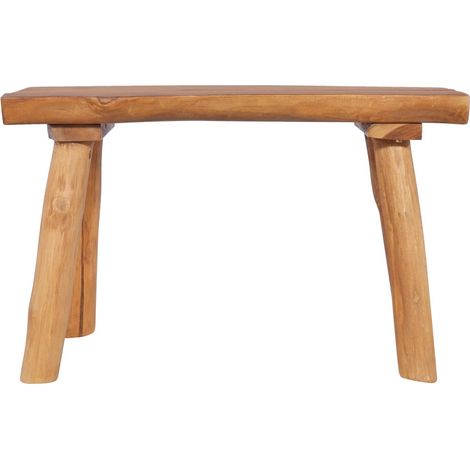 Banc de jardin Banc extérieur Banquette de jardin 80 cm Bois de teck massif (1/5)