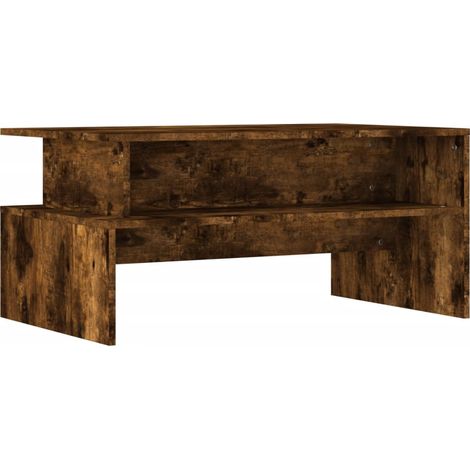 Maison Exclusive - Couchtisch Räuchereiche 90x55x42,5 cm Holzwerk
