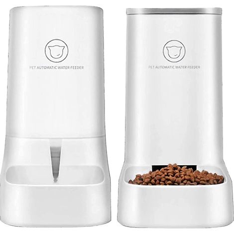 Accessoires pour l'alimentation et l'abreuvement des animaux de compagnie : distributeur automatique de croquettes pour chat, gamelle d'eau pour chien et distributeur automatique de croquettes pour ch (1/5)