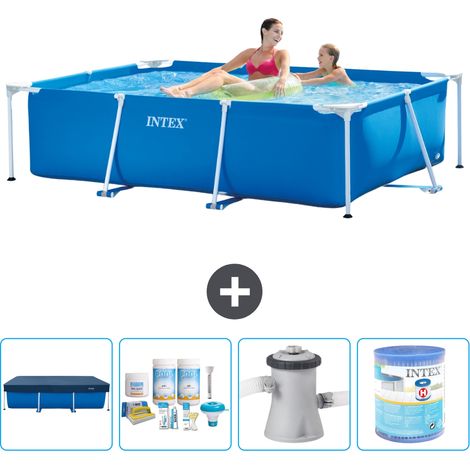 Intex Piscine Tubulaire Rectangulaire - 220x150x60 cm - 5-pièces S40002 (1/5)