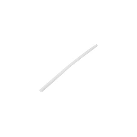 Barres en PTFE (plastique technique) blanches, rondes et résistantes à la corrosion, 15 x 500 mm (1/5)