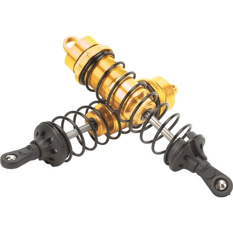 125-mm-Stoßdämpfer aus Aluminiumlegierung F81004 für TRAXXAS SLASH 2WD ferngesteuertes Auto, goldfarben (1/5)
