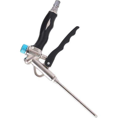 Soufflette à air 2-en-1 pour dépoussiérage, débit d'air réglable, buse allongée, raccord 1/4 NPT, 150 PSI (1/5)