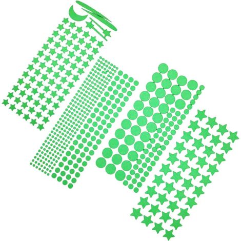 Autocollants lumineux étoiles et lune pour enfants PVC sûr (1/5)