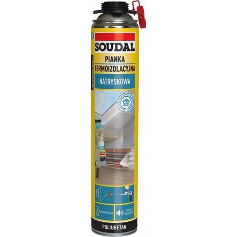 Soudal Pistola de pulverización Espuma aislante térmica 700 ml Aislamiento de tejados (1/3)