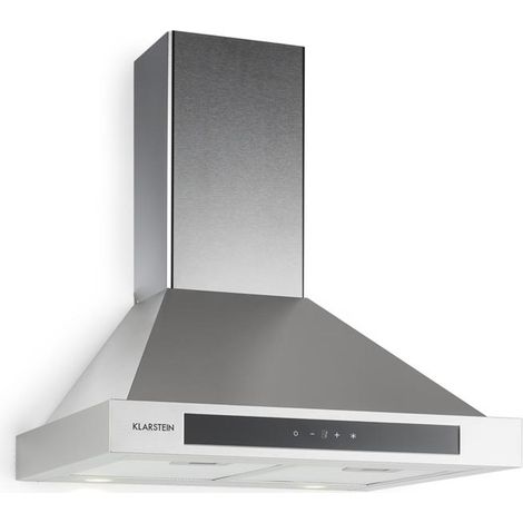 Zelda Dunstabzugshaube Edelstahl 60cm Wandanbau 620 m³/h Touch Timer