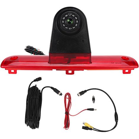 Moniteur de caméra de recul avec feu stop 1/3 PC4089 avec PAL/NSTC adapté pour FIAT Ducato 3 générations 06-18