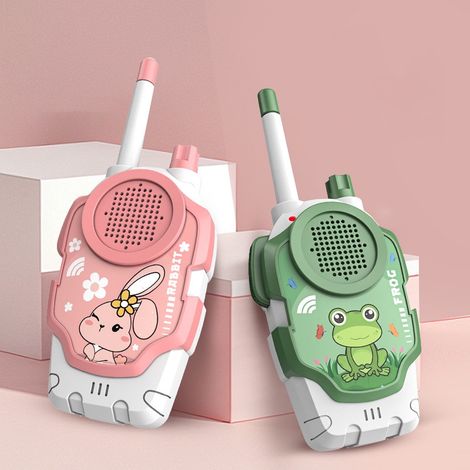 Interphone Enfants - 2 Pièces - Portée 200 M - Jouet Sans Fil Pour Exploration Extérieure Camping Randonnée - Plastique ABS - Cadeau Anniversaire Pour Enfants À Partir De 3 Ans (1/5)