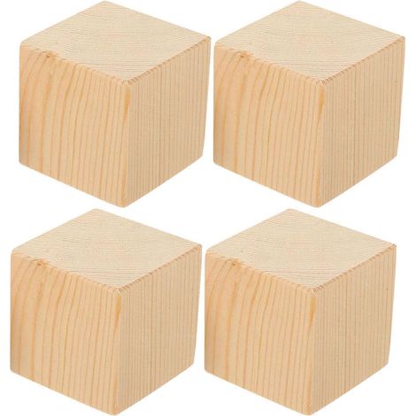 16 rehausseurs de table en bois, compatibles avec les meubles et l'ameublement, pour augmenter la hauteur des meubles. (1/5)