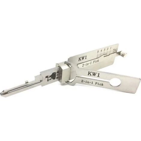 Autoreparaturset [Lishi Tools] [001] [Profi-Set] - Box 30 x 5 x 3 cm aus hellgrauem Metall (1x) (1/5)
