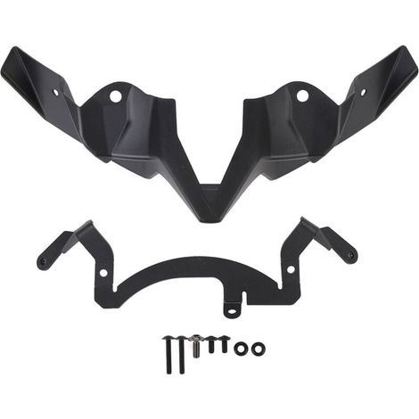 Winglet de carénage avant de moto améliorant la stabilité de conduite aile aérodynamique pour Z900 2020-2024 noir. (1/4)