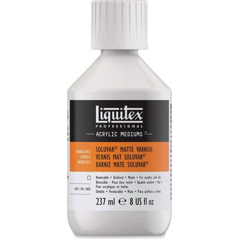 Vernis - LIQUITEX - Soluvar - Mat - 237ml - Réversible et durable