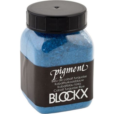 Pigment en poudre - Bleu de Cobalt Turquoise - 69 - Blockx - Pot de 100g (1/2)