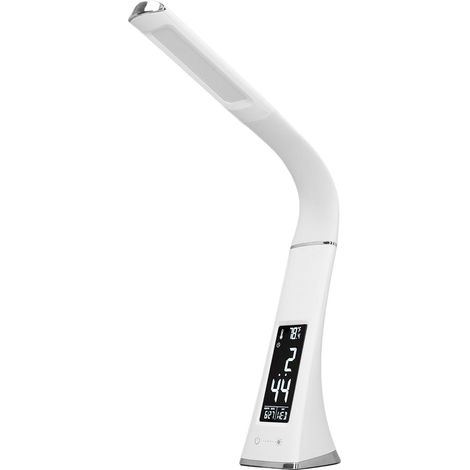 LED-Schreibtischlampe mit Digitalanzeige, Schwanenhals, Touch-Bedienelementen, kabellos, ideal zum Lesen zu Hause. (1/5)