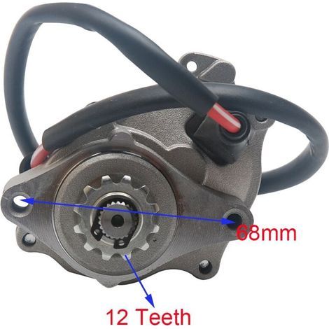 ATV démarreur pour Honda Clone Montage inférieur 2 boulons 50 CC 70 CC 90 CC 110 CC 125 CC taotao ATV Quad Dirt Bike Nouveau (1/5)