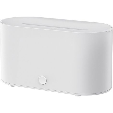 Diffuseur d'huiles essentielles Flamme 130 ml Humidificateur d'aromathérapie à ultrasons avec LED à 7 couleurs changeantes Arrêt automatique USB-C pour bureau, chevet, bureau et cadeaux (1/5)