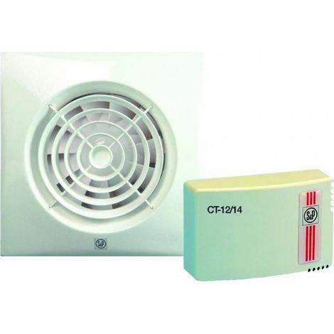 Unelvent – Aérateur permanent ultra-silencieux 403602 – Largeur 100mm – Pour espaces confinés – Kit SILENT 100 CZ 12V avec transfo 230/12V