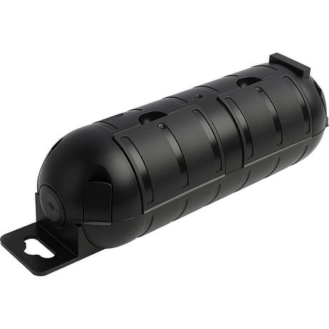 Coffre-fort d'extérieur étanche IP44, anti-poussière, pour rallonges, outils électriques, jardin, matériau PP noir (1/5)
