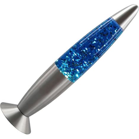 Veilleuse à Paillettes Bleue Lampe De Chevet Décorative (1/5)