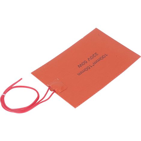 Coussin chauffant isolant en silicone pour fût, à chauffage rapide, pour équipements industriels, 220 V, 50 W (1/5)