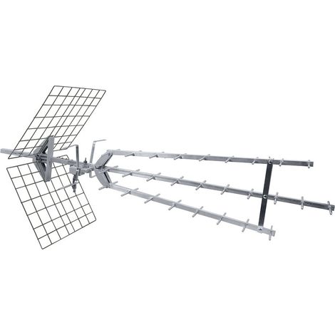 Antenne d'extérieur UHF amplifiée 43 dB (1/4)