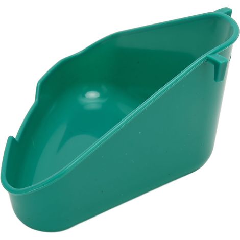 Bac à litière pour petits animaux, en forme d'éventail, bac d'angle pour lapins, cochons d'Inde, chinchillas, furets, galesaures, S (1/5)