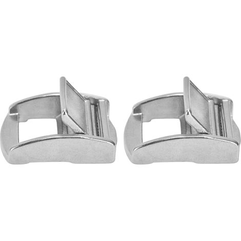 2 Pièces Boucles à Pression en Acier Inoxydable 316, Fermeture à Ressort Léger pour Sangle de 27mm (1/5)