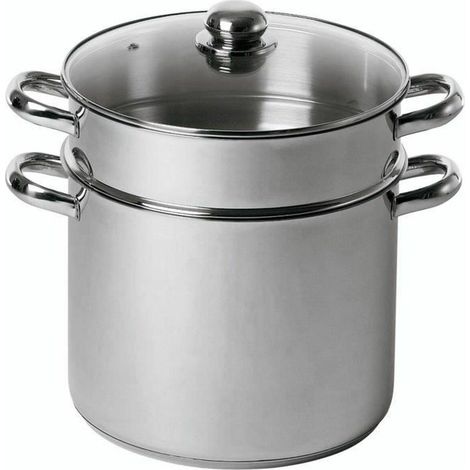 Baumalu Couscoussier 20 cm Inox Kapazität 5,8 L
