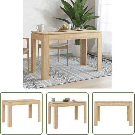 Furniture Limited - Table à manger Chêne sonoma 120x60x76 cm Bois (1/5)
