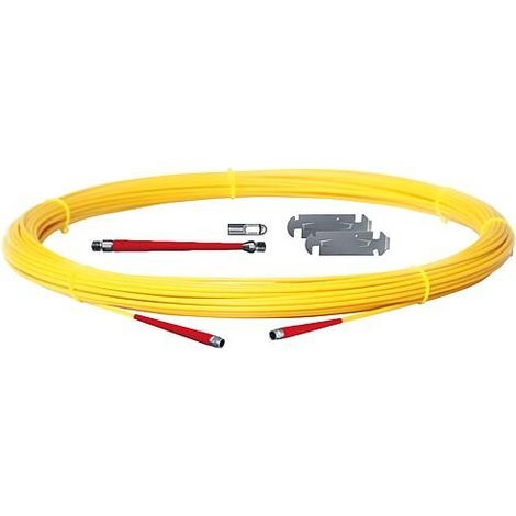 Tige en fibre de verre de rechange GF3 Ø 3 mm, système de tirage de câble pour tube Ø 10-50 mm, en 50 m