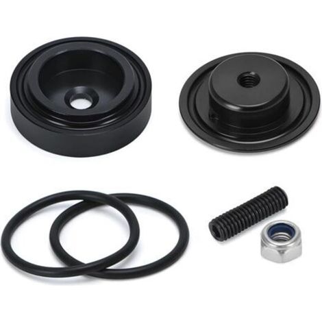 De Suppression D'essuie-Glace Arrière De Voiture, Kit De Suppression D'essuie-Glace Arrière En Alliage D'aluminium Pour Véhicule, Bouchon D'essuie-Glace Arrière Voiture Kit(Noir)