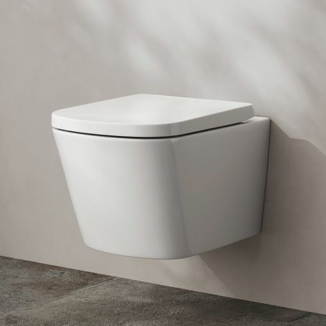 Kronenbach Cube Wand-WC kompakt,spülrandlos mit Rotationsspülung (1/5)