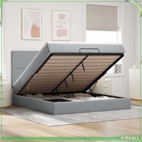 Cadre de lit ottoman - 3313085 - 160x200 - Rangement sous-lit hydraulique - Matelas 20 cm (1/5)