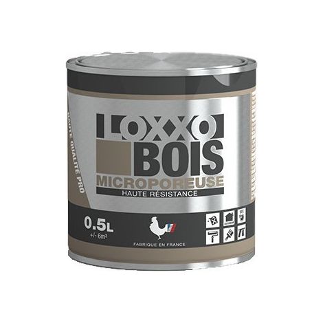 Pintura para madera de glicerato 0.5 litros marrón fauve - Loxxo
