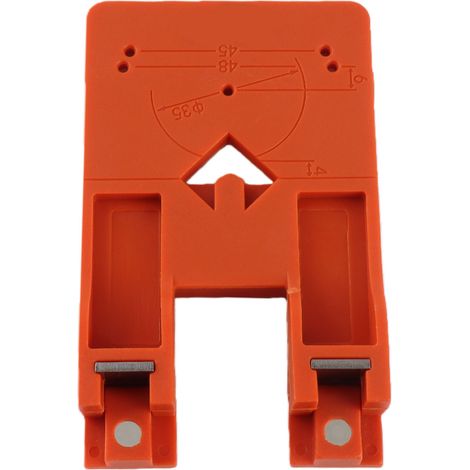2pcs Plaque de positionnement pour charnière – Entretoise de positionnement magnétique puissante et pliable pour l'installation de charnières sur les portes d'armoires (1/5)