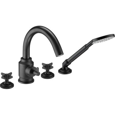 Deante Temisto BQT N14D Badewannenarmatur schwarz matt (1/2)