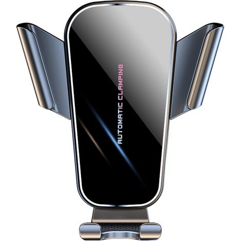 Support Téléphone Voiture - Fixation Ventilation - Fixation Double Patte et Crochet Métallique - Rotation 360° - Compatible iPhone Galaxy Huawei 4,0 à 7,0 Pouces - 1 Pièce (1/5)