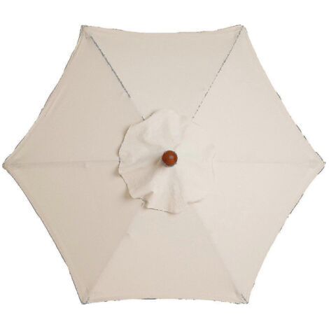 Toile de rechange pour parasol, 8 baleines, imperméable, anti-UV, en tissu de remplacement (1/4)