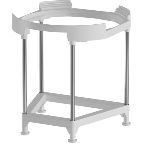 Ariston - Trépied Universel Ajustable - Chauffe-eau Muraux de 100 à 200L - Ø513-530-560 mm - Compatible Toutes Marques